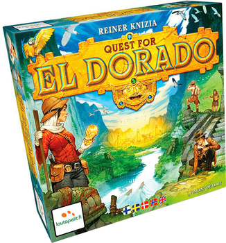 Gra planszowa Lautapelit Quest for El Dorado (6430018274652)