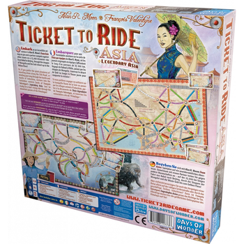 Доповнення до настільної гри Days Of Wonder Ticket to Ride Asia (0824968117736)