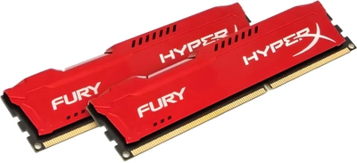 Оперативна пам'ять HyperX DDR3-1866 8192MB PC3-14900 (Kit of 2x4096) FURY Red (HX318C10FRK2/8)