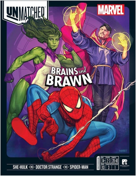 Настільна гра Restoration Games Lello Unmatched Marvel Brains and Brawn (0857476008678)