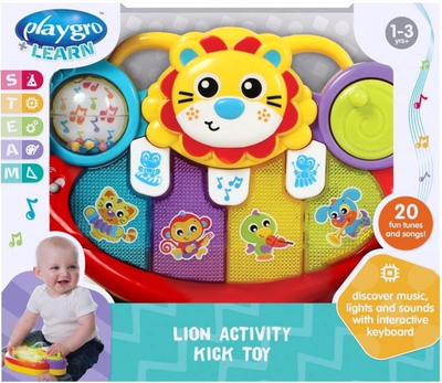 Пианино Playgro Jerry's Class Lion Activity Kick Toy (9321104855084)