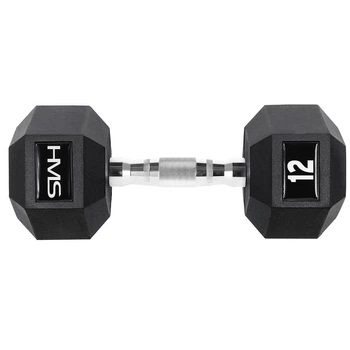 Гантель з фіксованою вагою HMS HEX Pro 12кг