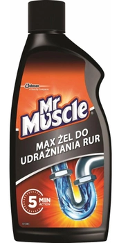 Hydraulik żel Mr Muscle do udrażniania rur 500 ml (5000204907087)