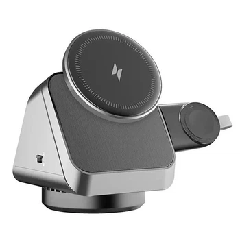 Док-станція Vikefon 3в1 360 ° Magnetic для iPhone 14/13/12 MagSafe, Apple Watch, AirPods Pro, AirPods 2/3