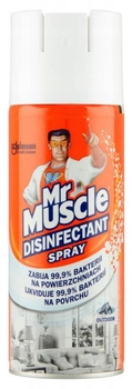 Спрей Mr Muscle для дезінфекції та усунення неприємних запахів у повітрі 400 мл (5000204211344)