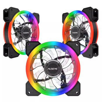 Набор кулеров ALSEYE D-Ringer Rainbow RGB kit CRLS-300DS с контроллером, пультом, лентой