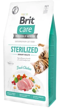 Сухий корм для стерилізованих котів Brit Care Sterilized Urinary Health з куркою 400 г