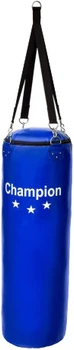 Мішок боксерський Champion із кріпленням PVC 120 х 32 см Синій (CHM00876)