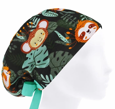 Медицинская шапочка женская HeadwearUniverse универсальная принт Животные