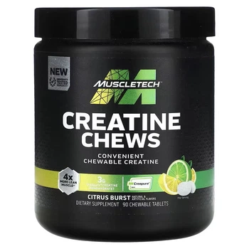 Креатин MuscleTech Creatine Chews 90 Chewable Tablets (Citrus Burst)