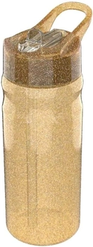 Butelka na wodę Euromic Lunch Buddie Złoty brokat 600 ml (5420065982267)