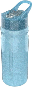 Пляшка для води Euromic Lunch Buddie Блакитні блискітки 600 мл (5420065982274)