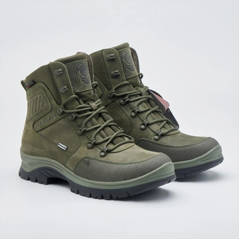 Ботинки тактические демисезонные кожаные PAV Style Lab HARLAN 505 р.46 30,5см хаки (12227754879946)