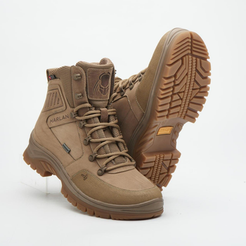 Ботинки тактические демисезонные кожаные PAV Style Lab HARLAN 505 р.41 27,3см койот (45283993741)