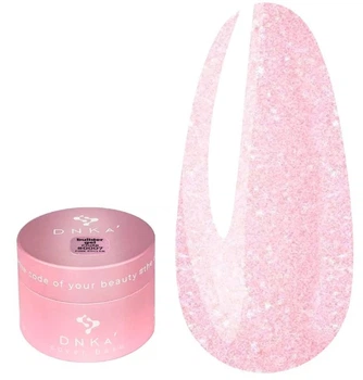 Гель для нігтів DNKa Builder Gel 0007 Pink Pollen ніжно-рожевий із шиммером 30 мл