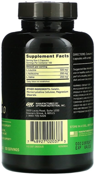 Амінокислота Optimum Nutrition BCAA 1000