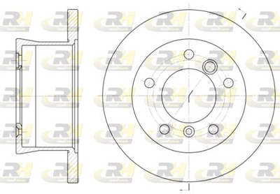 Тормозной диск RH 6566.00