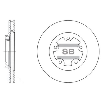 шт. Гальмівний диск Sangsin SD1029