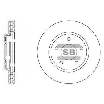 шт. Гальмівний диск Sangsin SD4315