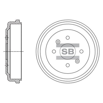 шт. Гальмівний барабан Sangsin SD3054