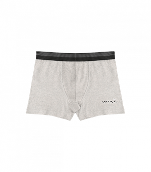 Однотонные трусы боксеры - Donella - 7124Y1 - L - Серый