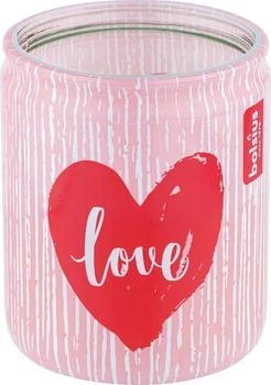 Свеча в стекле ароматическая Bolsius Love 8.2х6.8см аромат ваниль (BOL-159656)