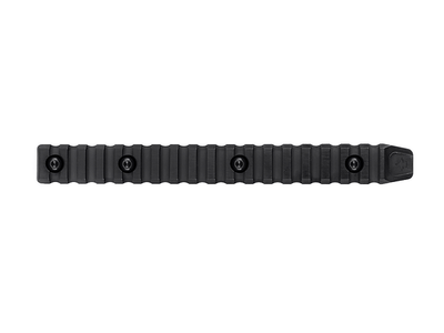 Планка Пикатинни КРУК CRC 9011 Черный АНОД на 18 слотов с креплением M-Lok