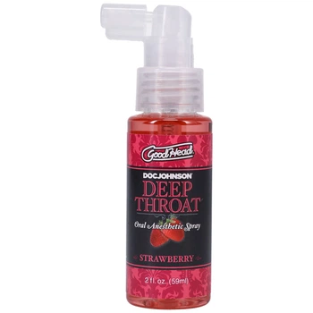 Спрей для орального секса Глубокая Глотка Doc Johnson GoodHead Deep Throat Spray – Sweet Strawberry Клубника (59 мл)