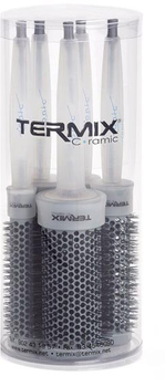 Zestaw Szczotka Termix Thermal Ceramic Comb Pack White 5 szt (8436007233028)