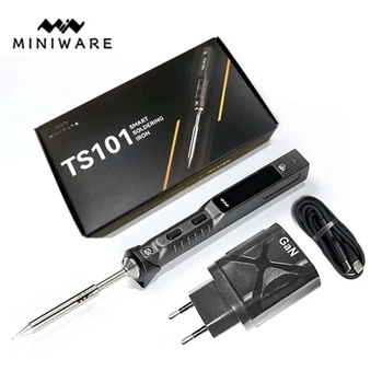 Портативний паяльник 65Вт Miniware TS101 (жало TS-B2) + блок живлення на 65W
