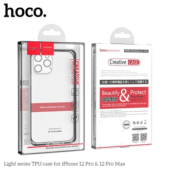 Чохол Premium Hoco Light series TPU case для iPhone 12 Pro MAX 6.7" Transparent