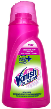 Плямовивідник для тканин Vanish Oxi Action Extra Hygiene рідкий дезінфікуючий засіб 1400 мл (5908252001286)