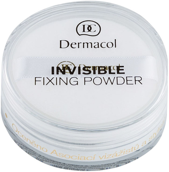 Puder do twarzy Dermacol Invisible Fixing Powder utrwalający transparentny White 13 g (85960145)