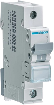 Автоматичний вимикач 1-полюсний Hager MBN116 В 16 А 6 кА