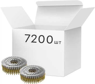 Gwoździe bębnowe VOREL do pistoletu pneumatycznego 32x2.1 mm 15-16˚ 7200 szt (72015_v)