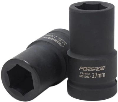 Головка ударная глубокая Forsage 1" 6-гранная 17 мм (F-48510017)