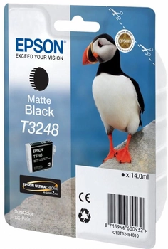 Tusz Epson T3248 Mattee Black (C13T32484010)