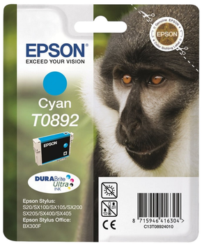 Tusz Epson Stylus S20 Cyan (C13T08924011)
