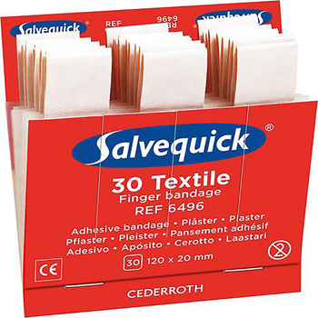 Zestaw plastrów Salvequick Textile Plasters Extra-long (7310610064969)