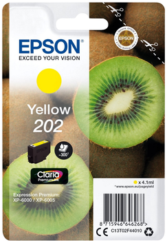 Tusz Epson 202 Yellow (C13T02F44010)
