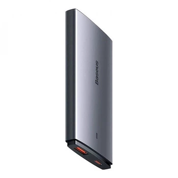 Сетевое зарядное устройство Baseus GaN5 Pro Ultra-Slim Fast Charger C+U 65W (Overseas Edition) Gray