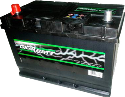 Аккумулятор автомобильный 68Ач 550А "+" слева GIGAWATT, GW 0185756805