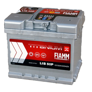 Аккумулятор автомобильный Titanium Pro 50Ач 520А "+" справа FIAMM, 7905144
