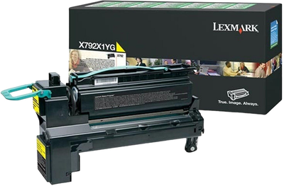 Тонер-картридж Lexmark X792 Yellow (734646251396)