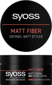Pasta do włosów Syoss Matt Fiber stopień utrwalania 4 matująca 100 ml (8410436350709)