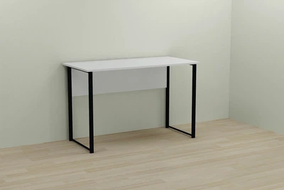 Компьютерный стол Ferrum-decor Курт 75x140x70 черный ДСП Белое 16мм