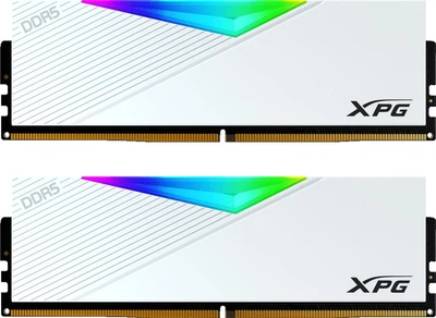Оперативна пам'ять ADATA DDR5-6000 65536MB PC5-48000 (Kit of 2x32768) XPG Lancer RGB White (AX5U6000C3032G-DTLABRWH)