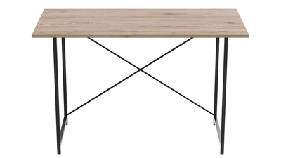 Стіл письмовий Line Лайт Ferrum-decor 750x1200x600 Чорний метал ДСП Дуб Сан-Маріно 16 мм (LINE123)