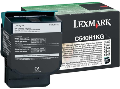 Тонер-картридж Lexmark C540/X543 Black (734646083454)