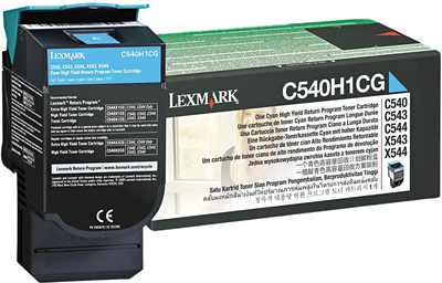 Тонер-картридж Lexmark C540/X543 Cyan (734646083461)